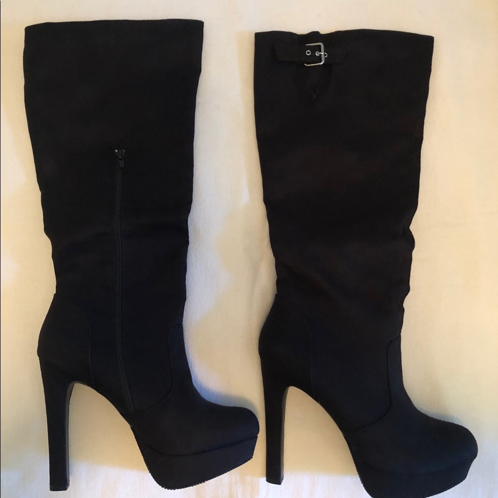 Black Tall Nicole Boots